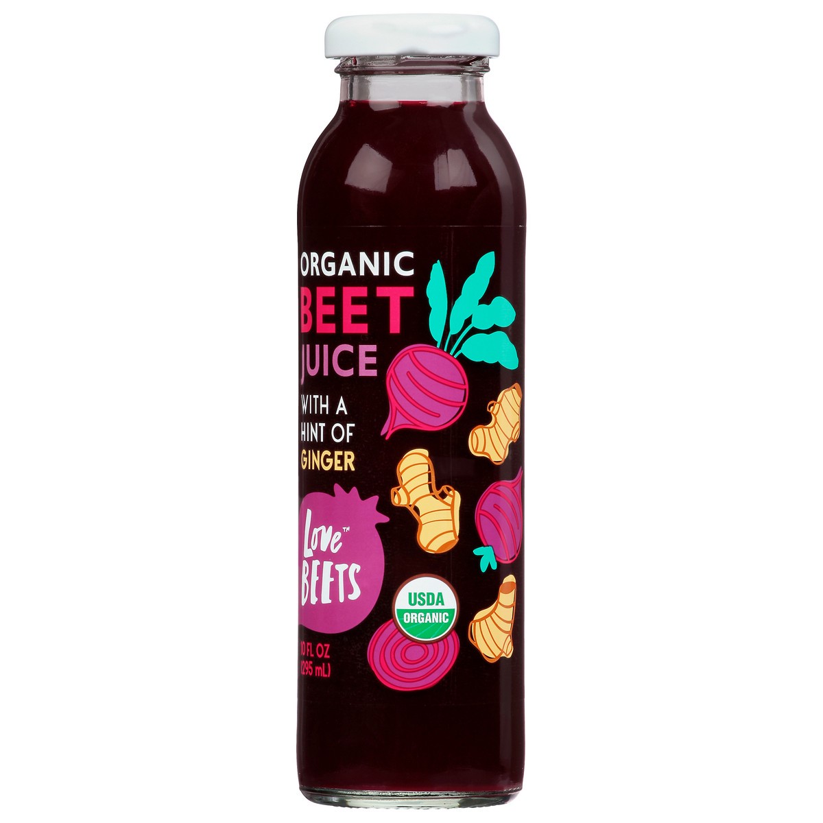 slide 5 of 12, Love Beets Organic Beet Juice with a Hint of Ginger 10 fl oz, 1 ct