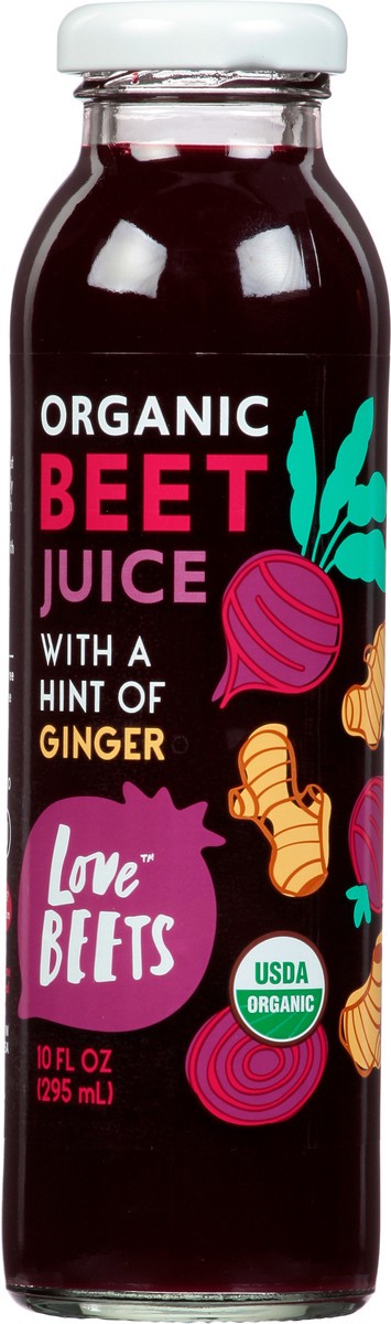 slide 10 of 12, Love Beets Organic Beet Juice with a Hint of Ginger 10 fl oz, 1 ct