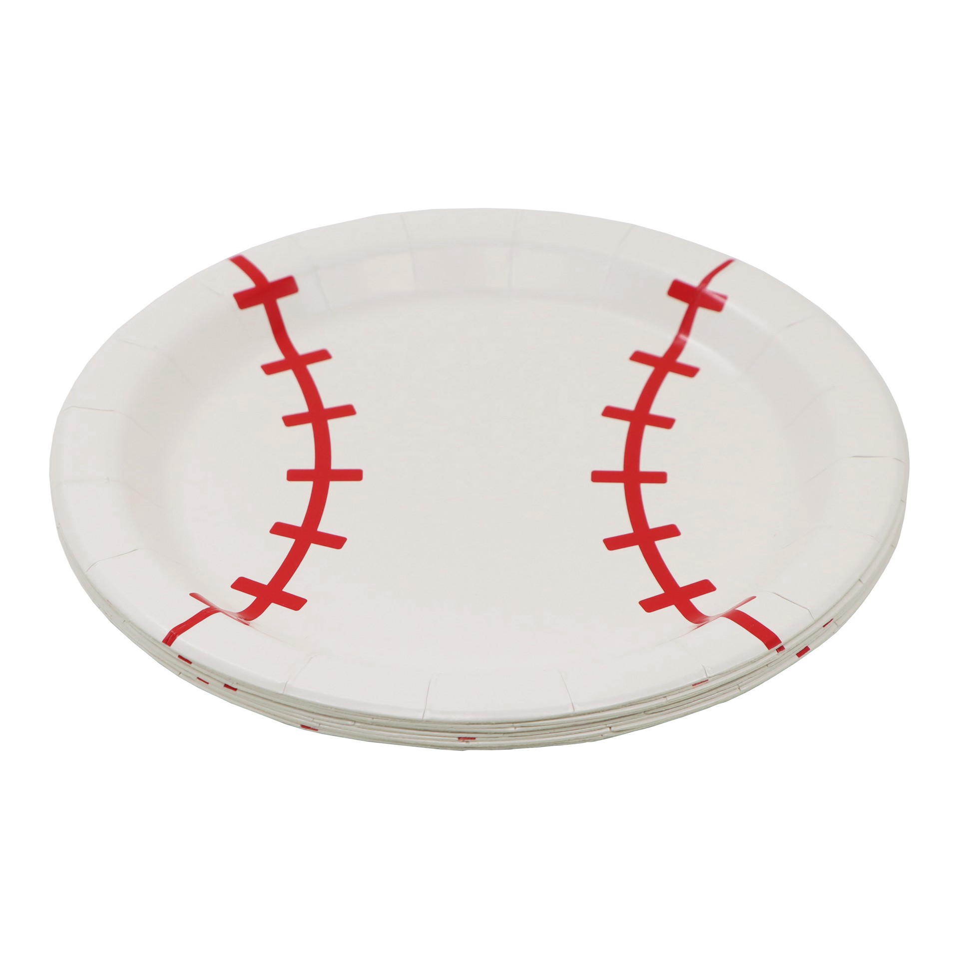 slide 2 of 2, 7" Baseball Snack Plates, 10ct. By Celebrate It, 10 ct