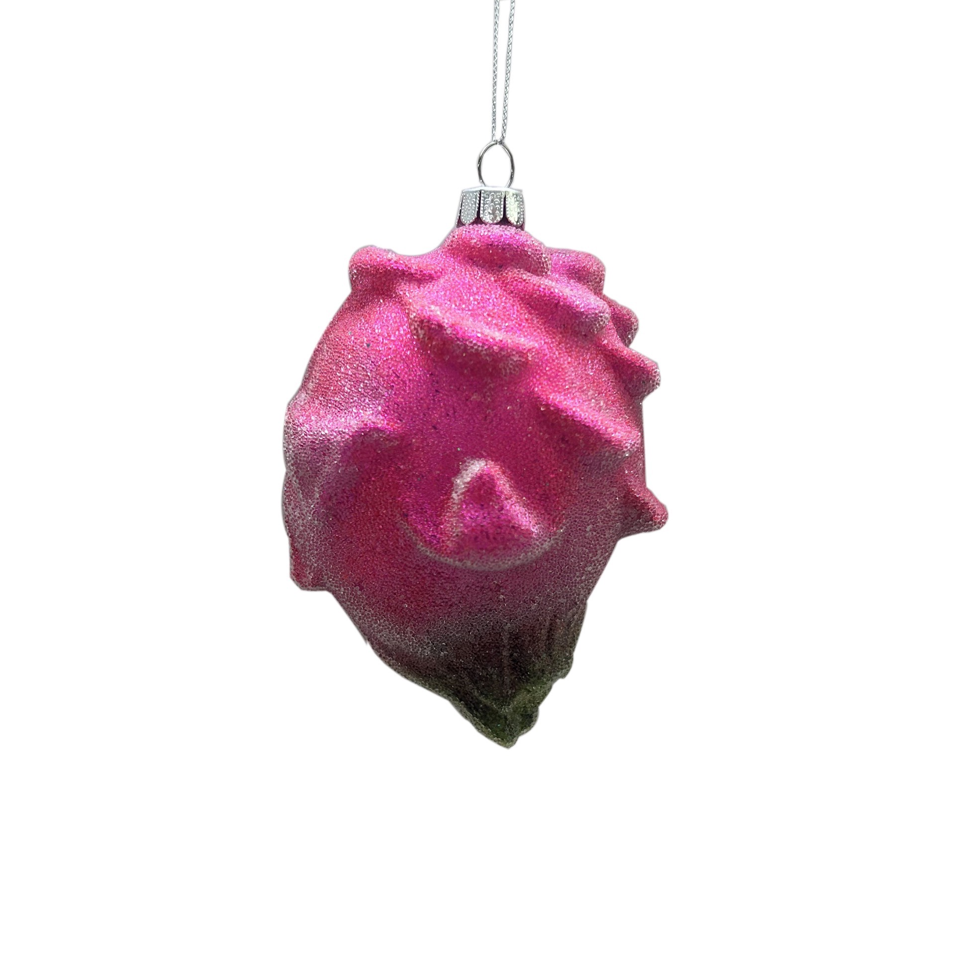 slide 3 of 3, 4.5" Pitaya Glass Ornament By Ashland, 3.5 in x 1.75 in x 4.5 in