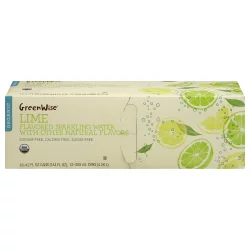 GreenWise Organic Lime Sparkling Water - 12 ct