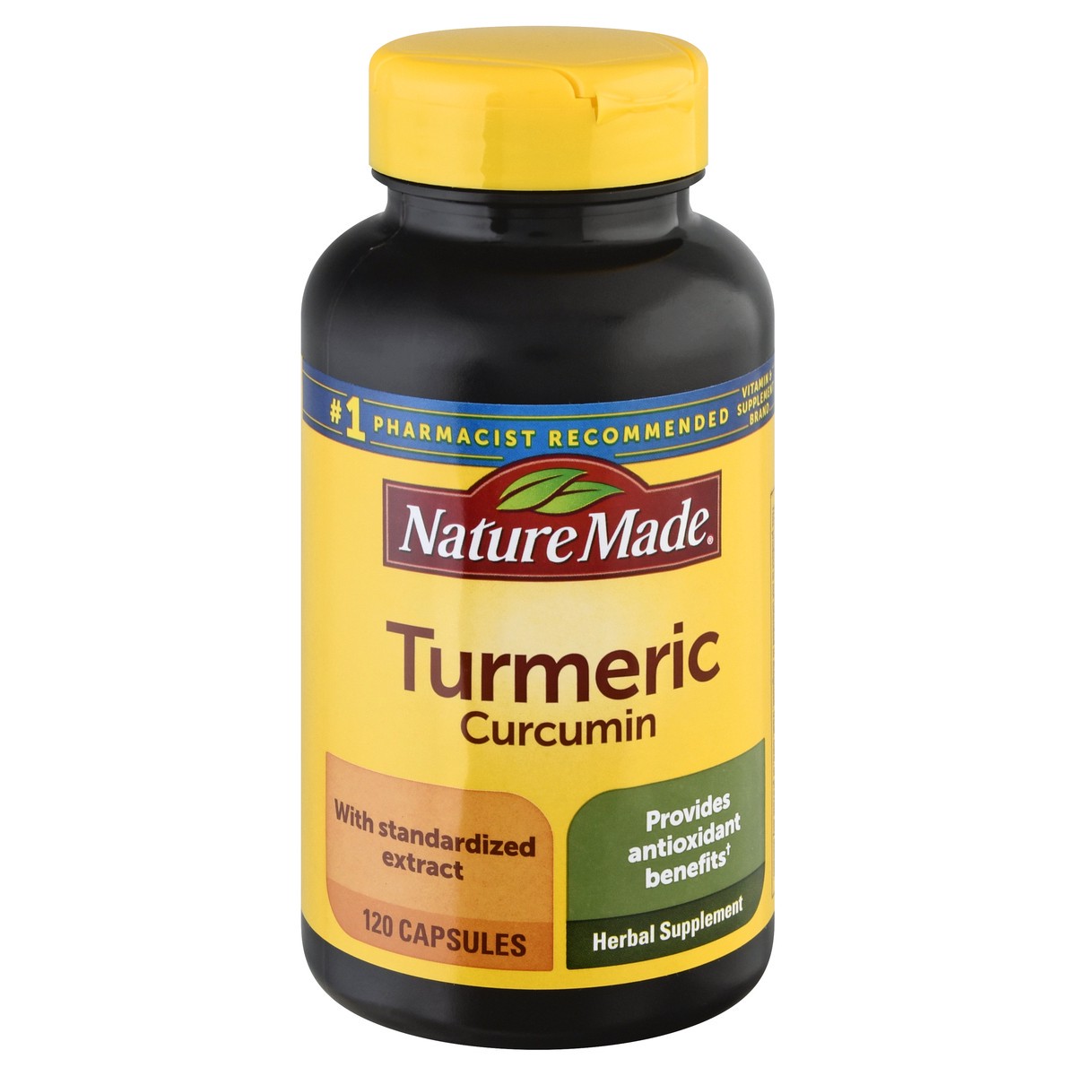 slide 1 of 1, Nature Made Turmeric Curcumin 500mg Capsules for Antioxidant Support - 120ct, 120 ct