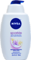 slide 1 of 1, Nivea Touch Of Sparkle Body Wash Pump, 25.4 fl oz