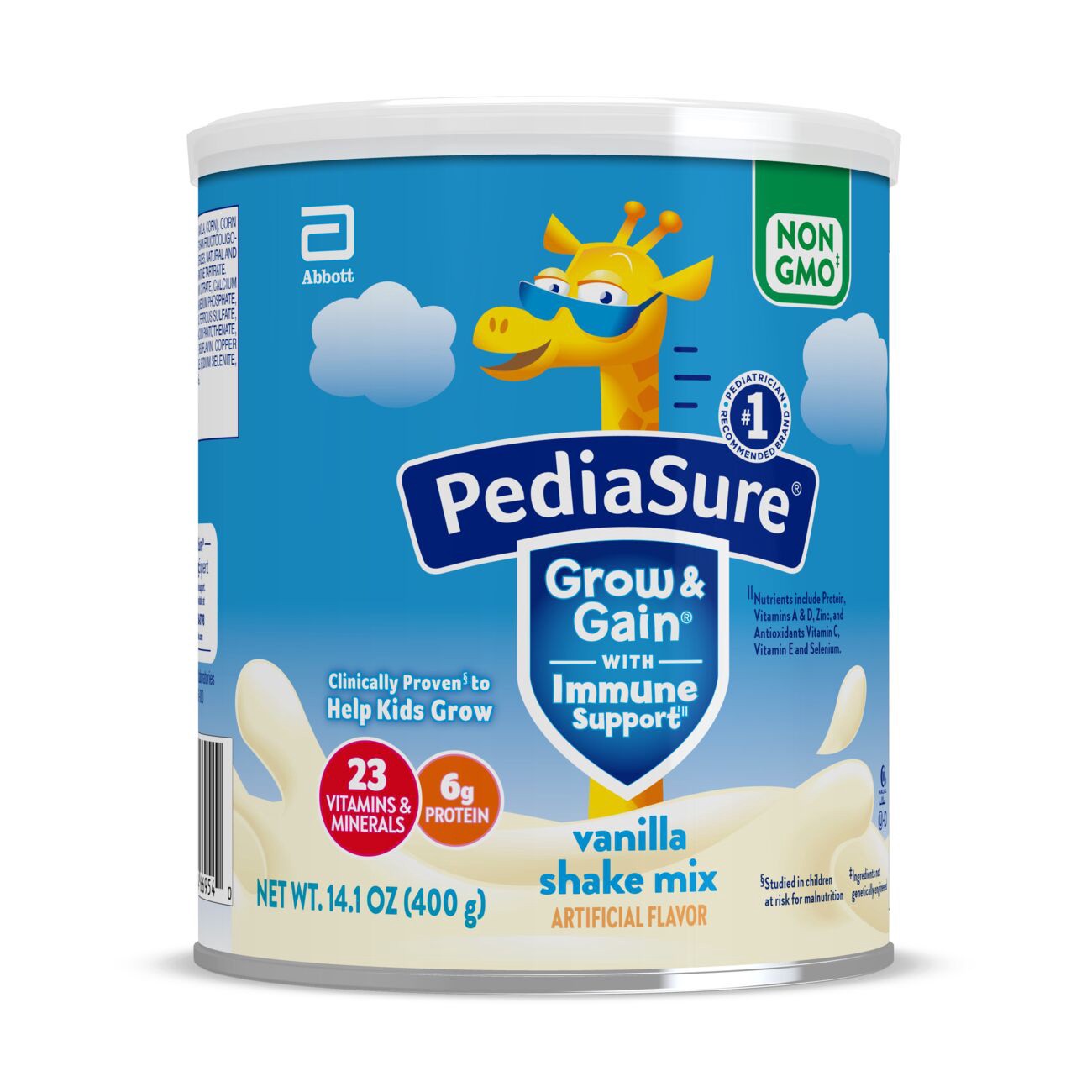 slide 5 of 10, PediaSure Grow Gain Vanilla Shake Mix, 14 oz