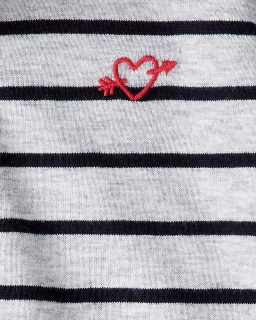 slide 2 of 4, Carter's Baby Boy 2-Piece Striped Bodysuit & Pant Set - Grey Grey 18M, 2 pc