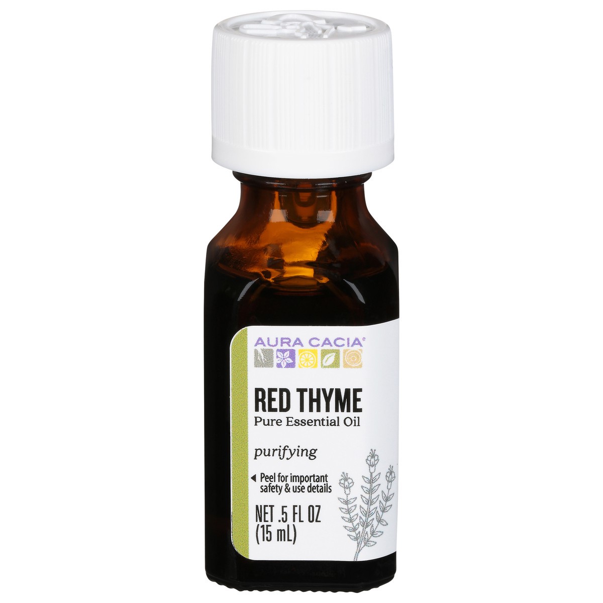 slide 1 of 1, Aura Cacia Red Thyme Essential Oil, 0.5 oz