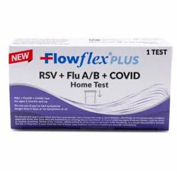 Flowflex Plus RSV + Flu A/B + COVID Home Test(1 Test / Kit), 1 ea