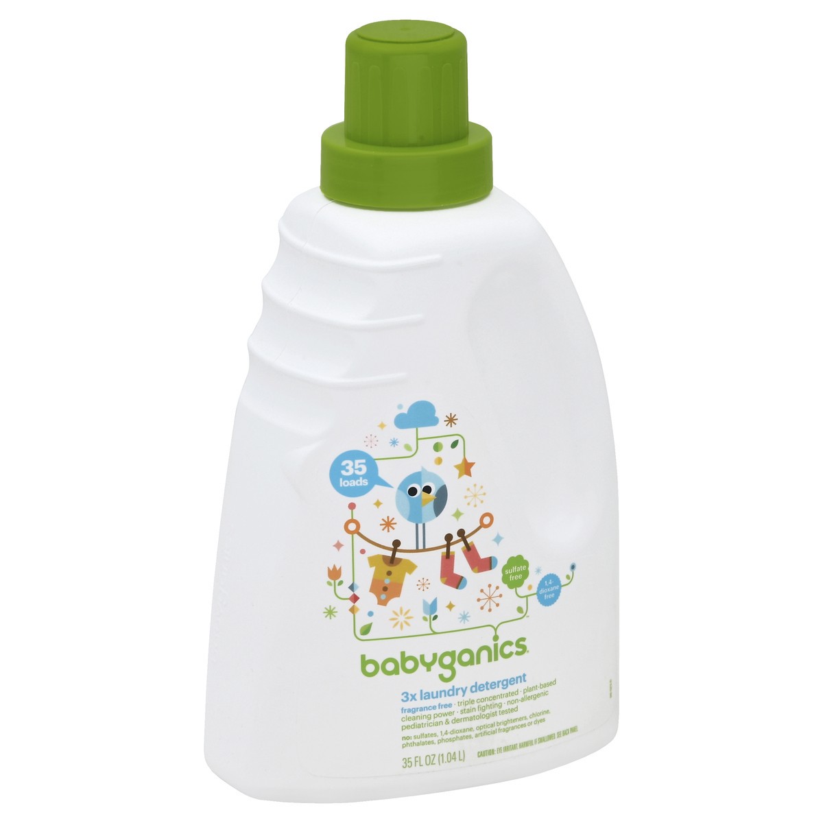 slide 2 of 3, Babyganics Laundry Detergent 35 oz, 35 oz