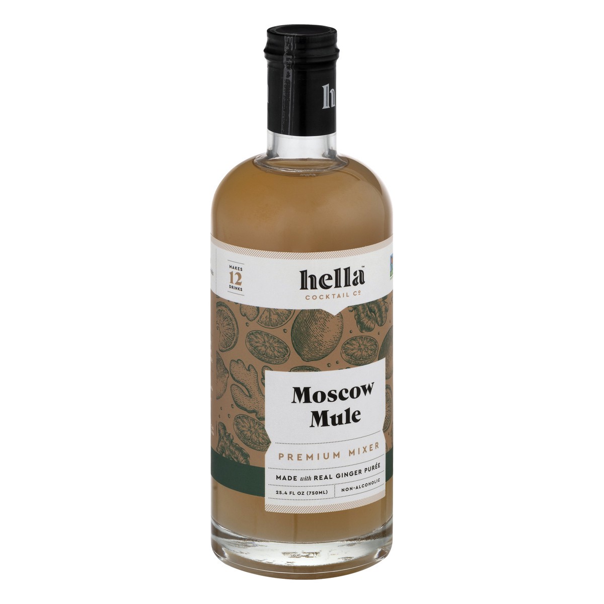 slide 6 of 9, Hella Cocktails Non-Alcoholic Premium Mixer Moscow Mule - 25.4 fl oz, 25.4 fl oz