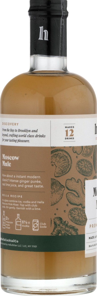 slide 2 of 9, Hella Cocktails Non-Alcoholic Premium Mixer Moscow Mule - 25.4 fl oz, 25.4 fl oz