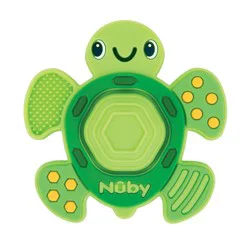 Nuby 3+Months Teethe N' Pop Sensory Play Soft Silicone Teether 1 ea