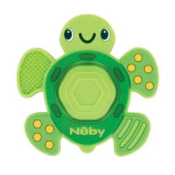 Nuby 3+Months Teethe N' Pop Sensory Play Soft Silicone Teether 1 ea