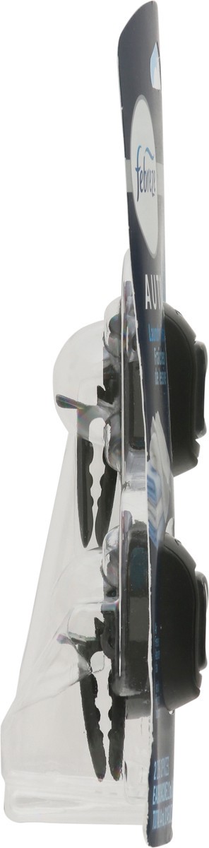 slide 6 of 9, Febreze Auto Air Freshener Vent Clip Laundry Fresh Scent, 2 ct
