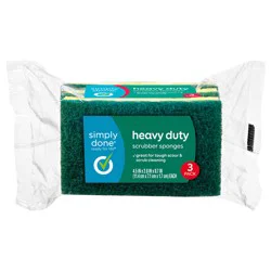 Simply Done Heavy Duty Scrubber Sponges - 3 ea