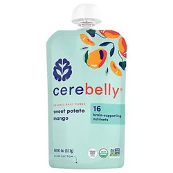 Cerebelly Puree Baby Sweet Potato Mango - 4 OZ