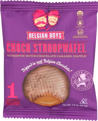 slide 1 of 1, Belgian Boys Choco Stroopwafel, 1 ct