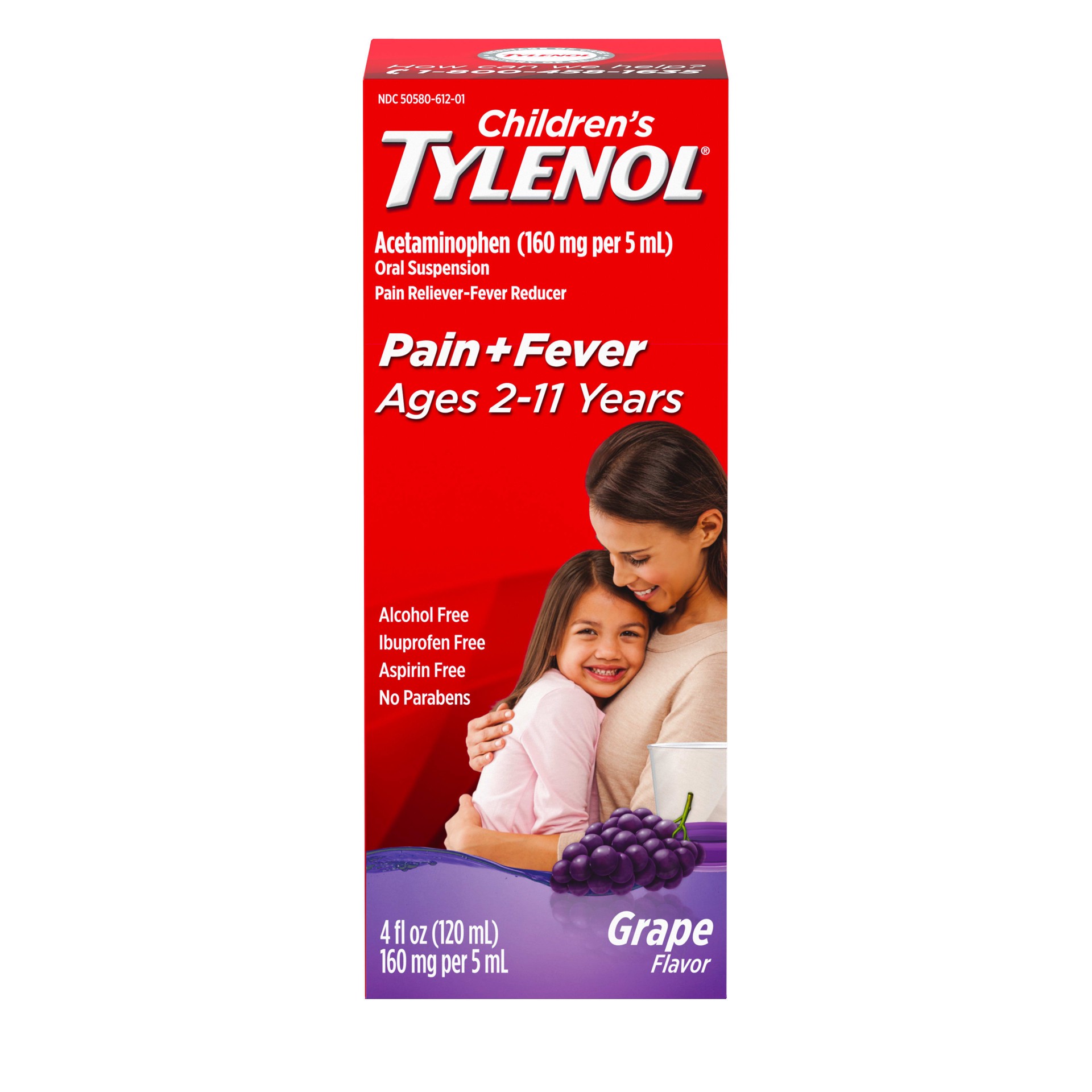 slide 3 of 10, Tylenol Children's Tylenol Oral Suspension, Grape, 4 Fl. Oz, 4 fl oz