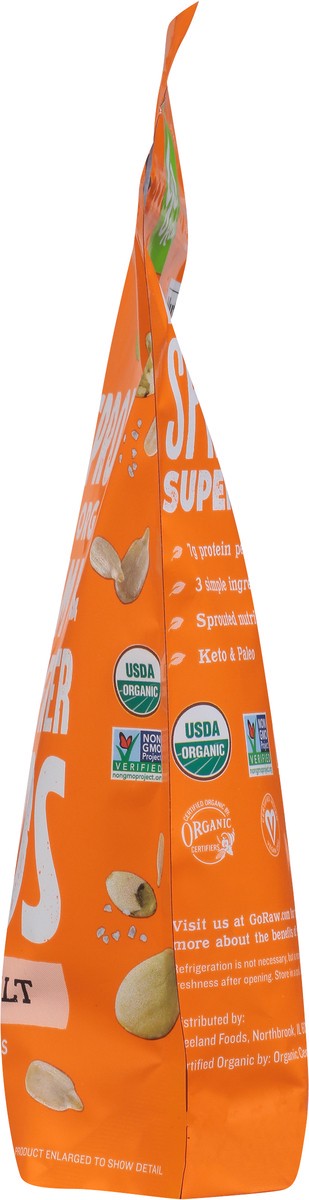 slide 3 of 9, Go Raw Sprouted Organic Pumpkin & Sunflower Seeds with Sea Salt 10 oz, 10 oz