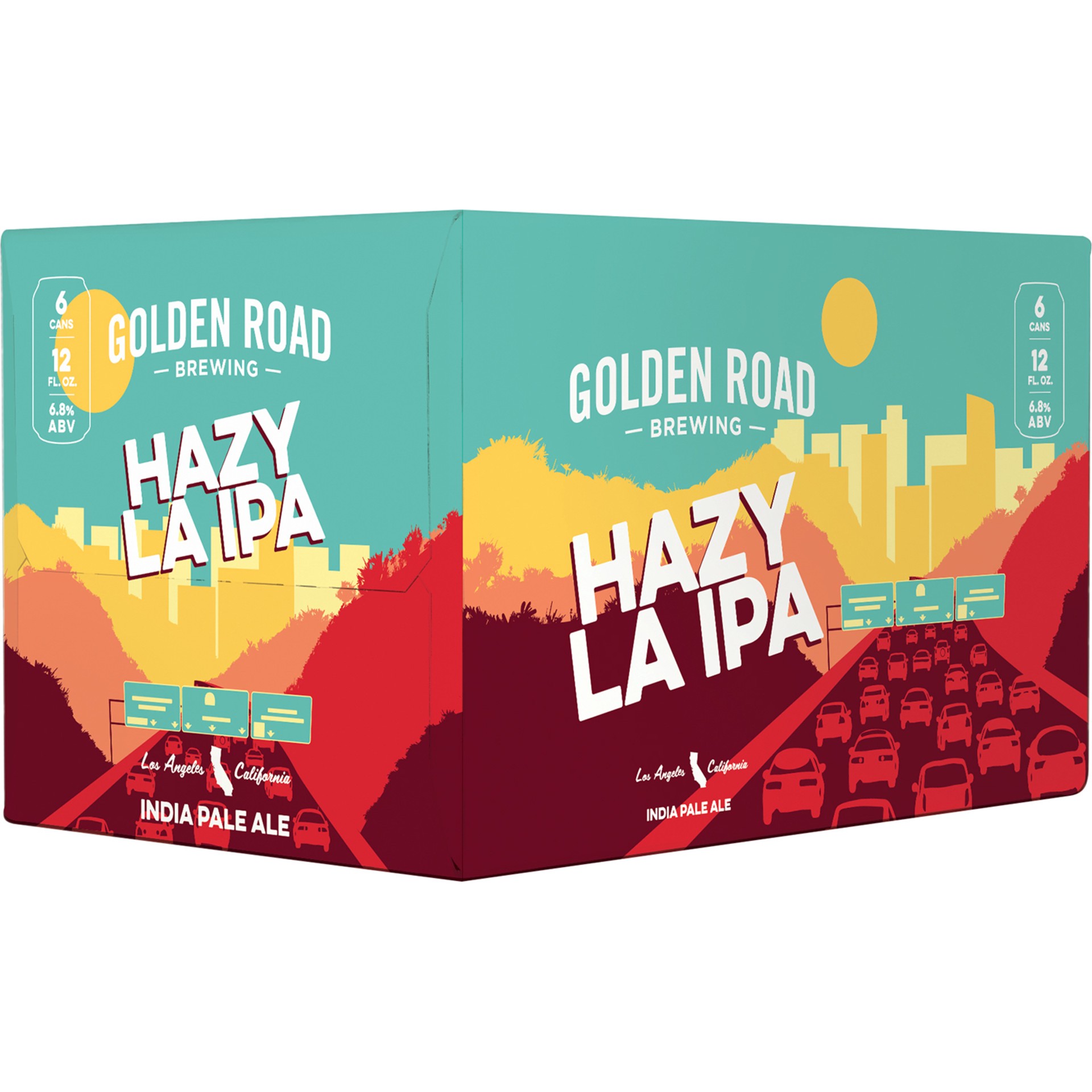 slide 2 of 2, Golden Road Hazy LA IPA, 6-Pack, 12 oz. Can, 6 ct; 12 fl oz