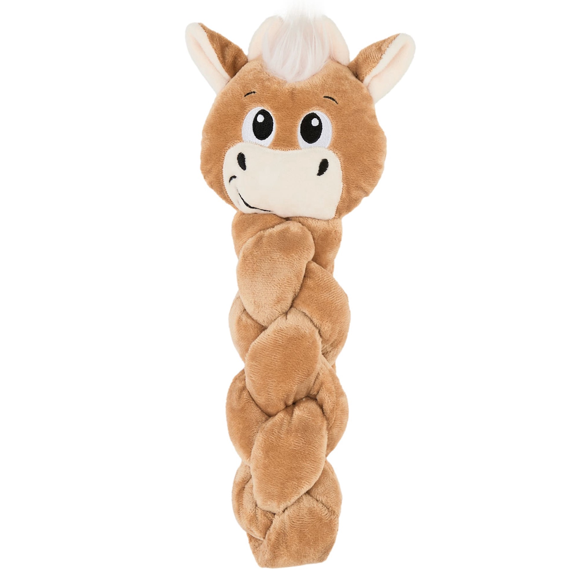 slide 1 of 1, Outward Hound by Nina Ottosson Highland Cow Twistiez Interactive Plush Dog Treat Puzzle, Small, SM