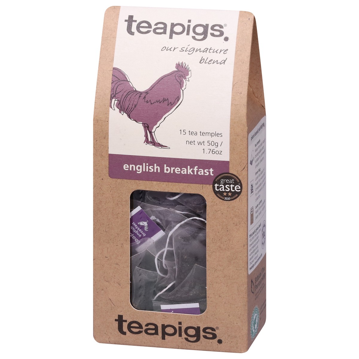 slide 3 of 9, Teapigs English Breakfast Tea, 15 ct