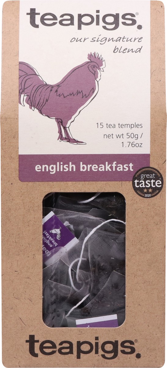 slide 6 of 9, Teapigs English Breakfast Tea, 15 ct