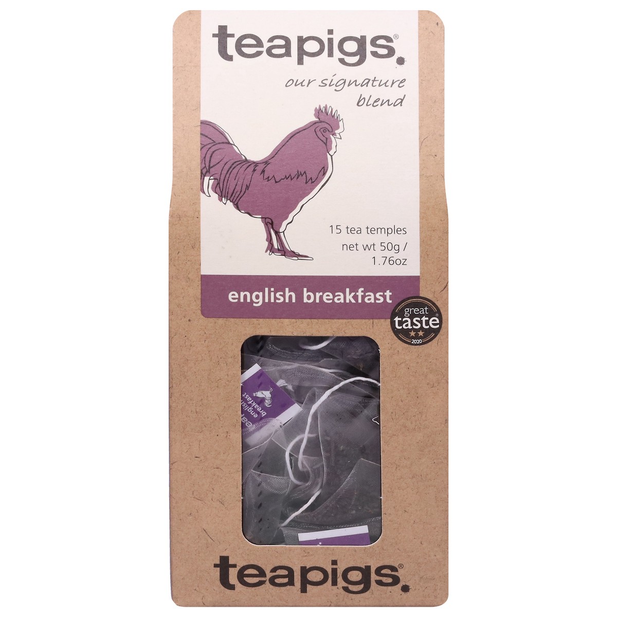 slide 1 of 9, Teapigs English Breakfast Tea, 15 ct
