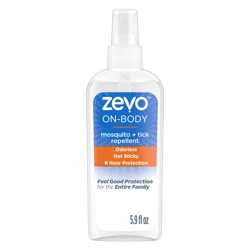 Zevo On Body Insect Repellent Spray Pump