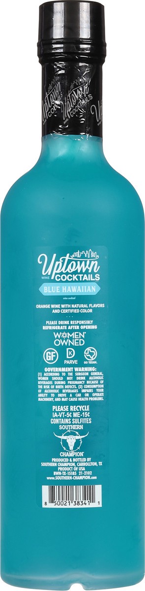 slide 4 of 12, Uptown Wine Cocktails Blue Hawaiian Wine Cocktails 750 ml, 750 ml
