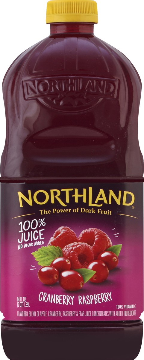 slide 3 of 4, Northland Cranberry Raspberry 100% Juice - 64 fl oz, 64 fl oz