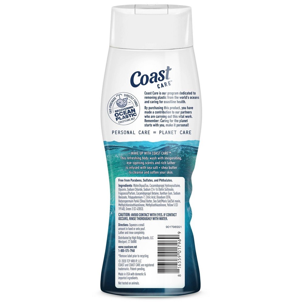 slide 4 of 5, Coast Care Body Wash Atlantic Rush, 18 fl oz