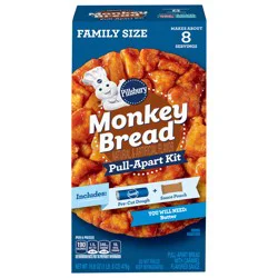 Pillsbury Pull-Apart Kit, Monkey Bread Dough and Sauce, 16.8 oz.
