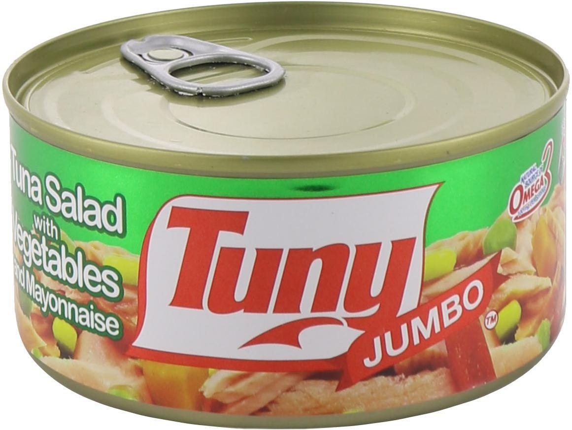 slide 1 of 1, Tuny Jumbo Tuna W Veg And Mayo, 10.4 oz