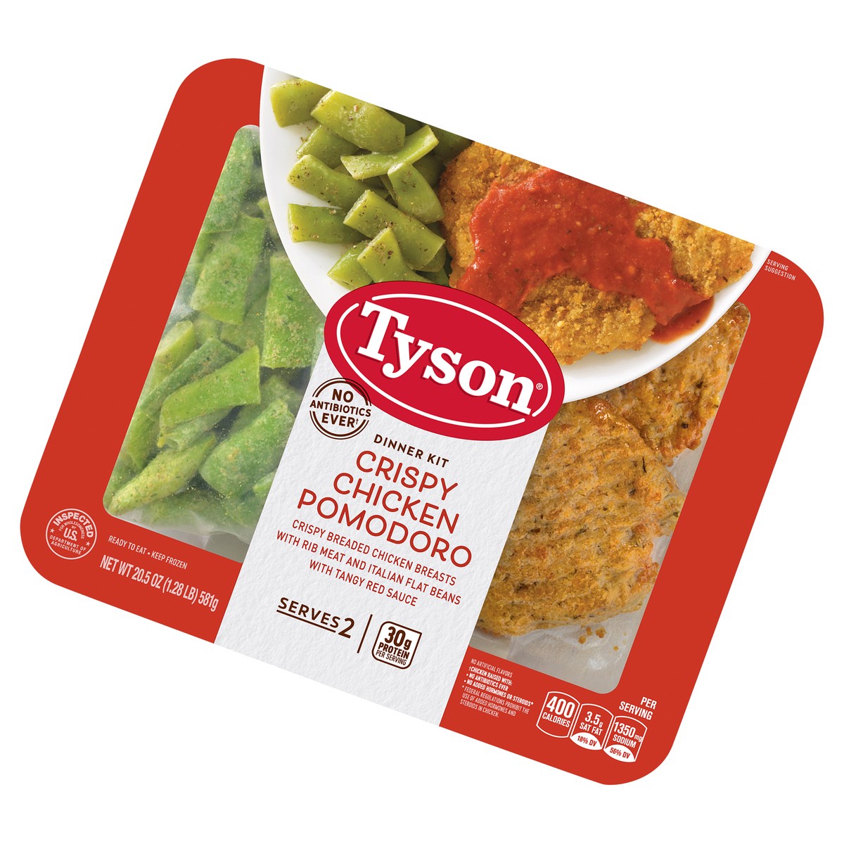 slide 7 of 7, Tyson Fully Cooked Chicken Pomodoro Dinner Kit, 20.5 oz. (Frozen), 581.16 g