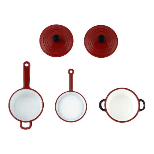 slide 1 of 2, Mini Red Cookware Set, 3ct. By Make Market, 3 ct