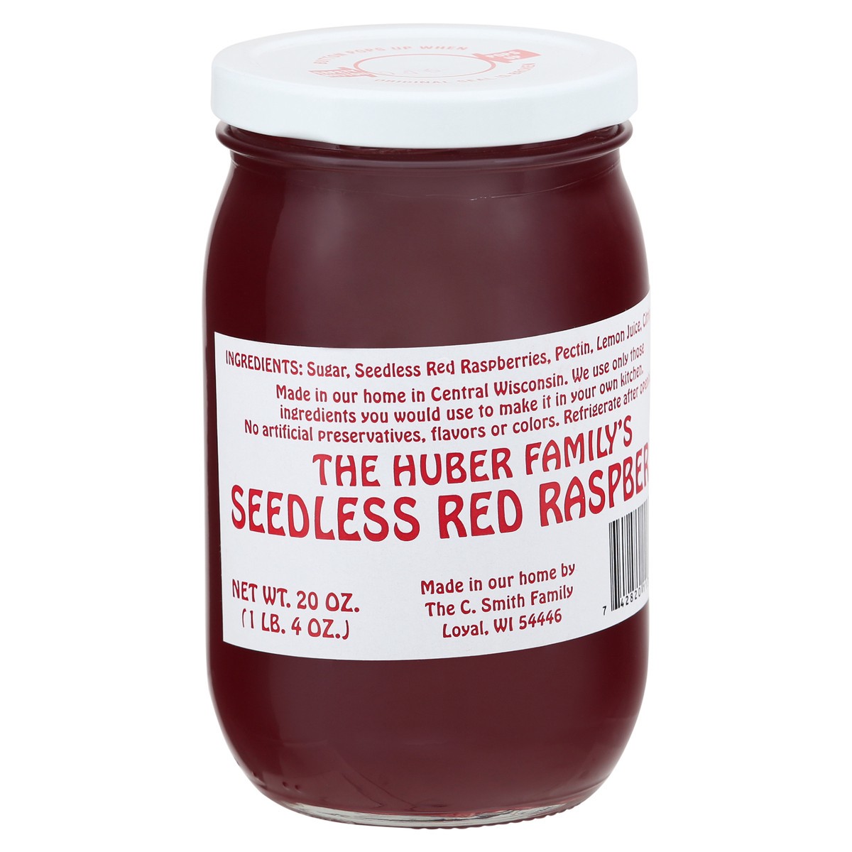 slide 7 of 11, The Huber Family's Huber Raspberry Preserves Seedless, 20 oz