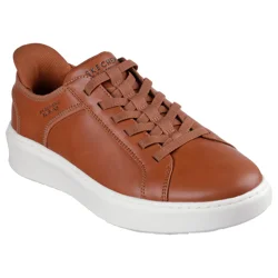 Skechers Street Men's Court Break Shoes, Cognac, Size 13
