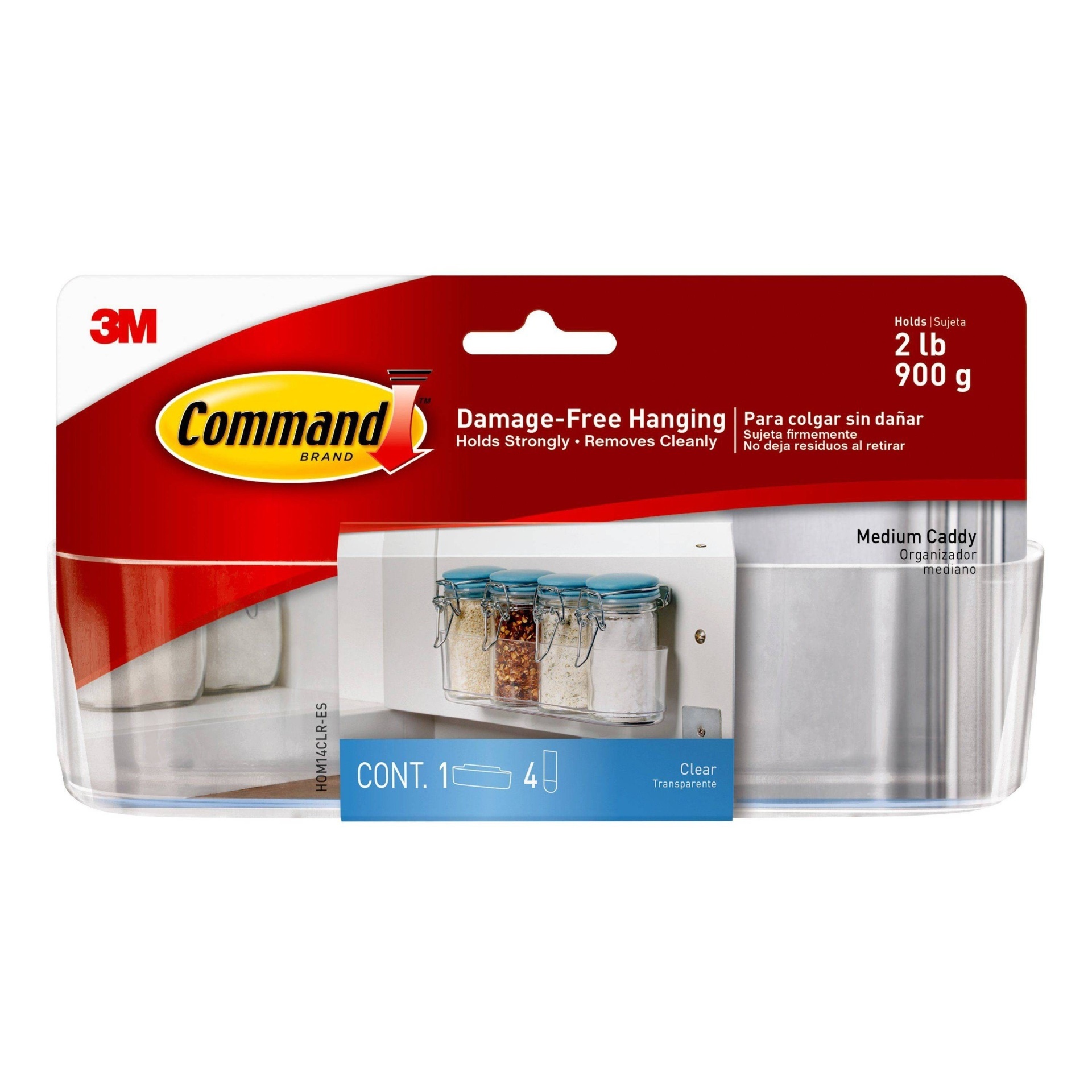 slide 1 of 16, Command Clear Medium Caddy, 1 Caddy/Pack, 1 ct