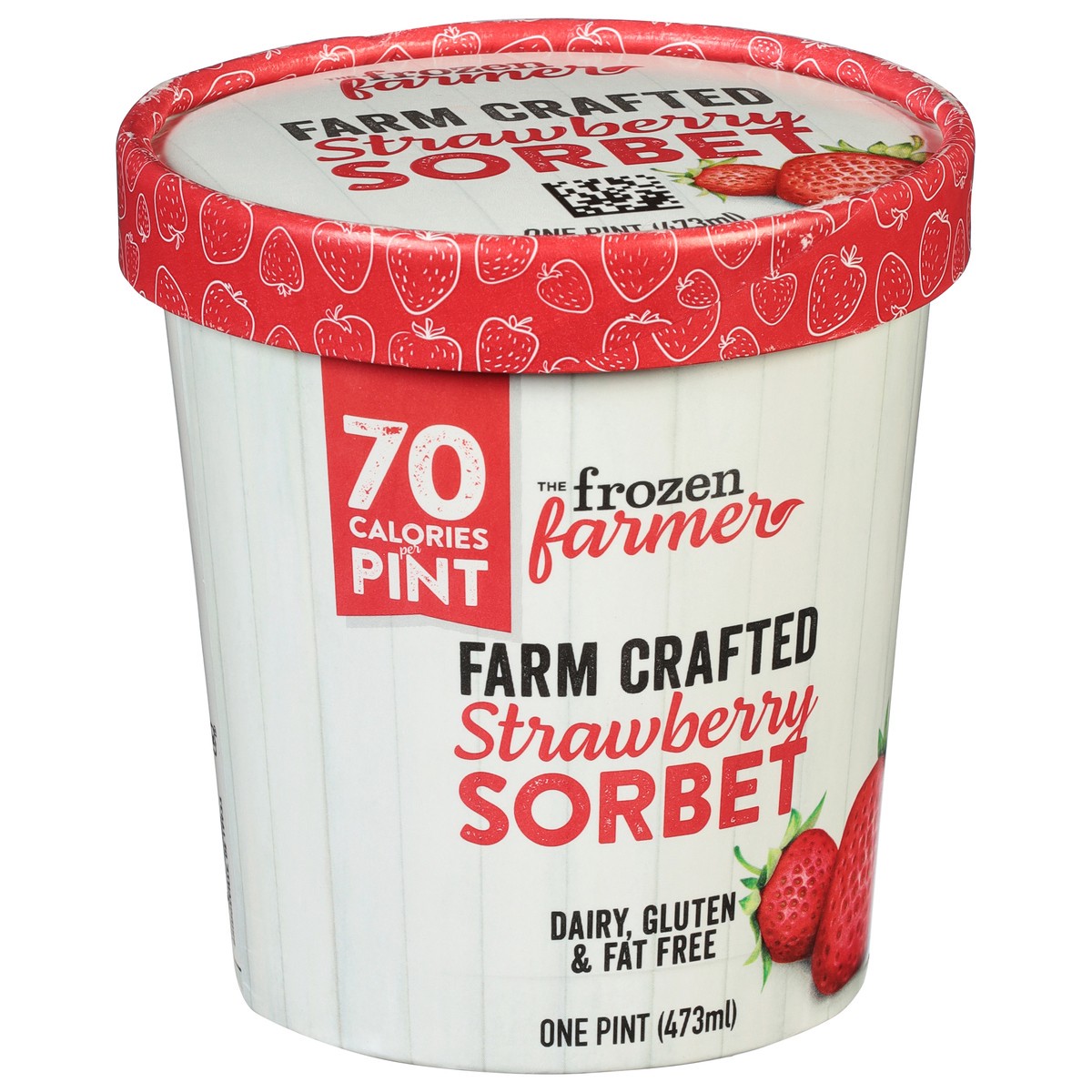 slide 9 of 9, The Frozen Farmer Sorbet, Strawberry, 1 pint