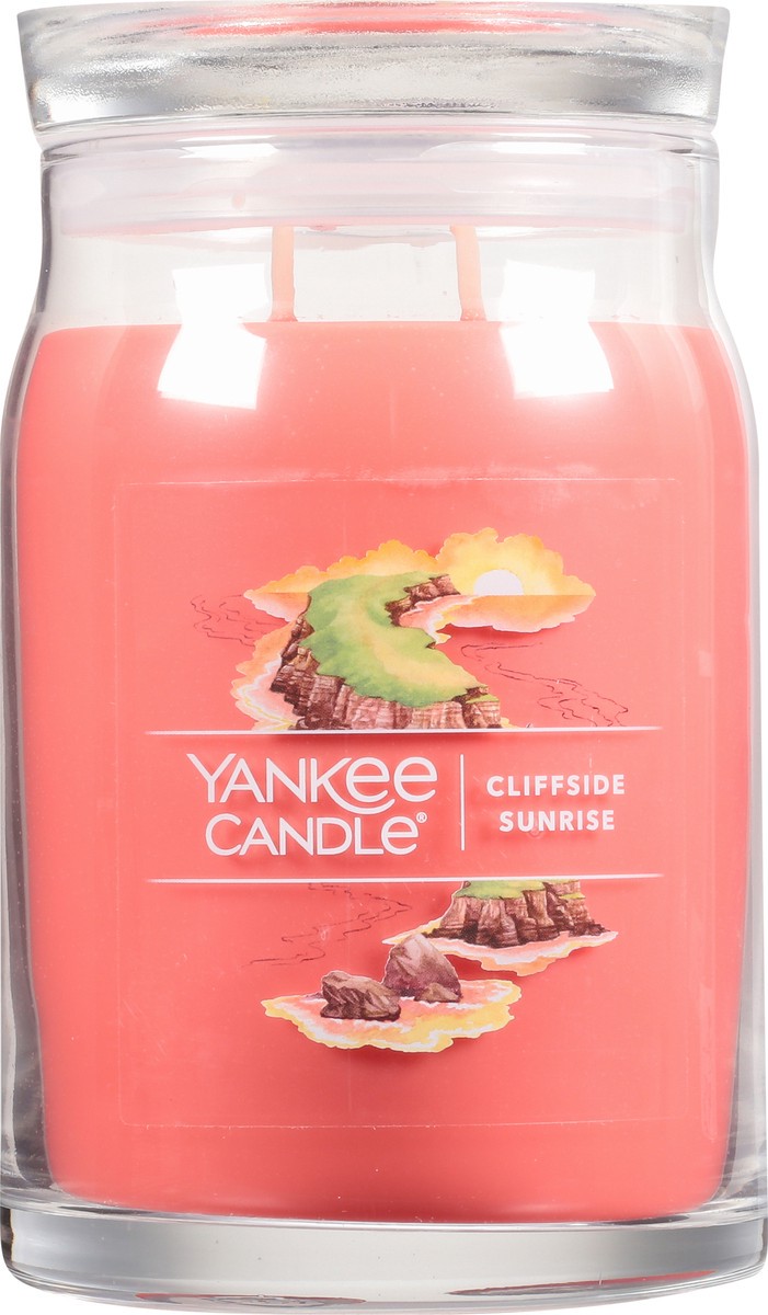 slide 6 of 9, Yankee Candle Signature Collection Large Jar Cliffside Sunrise, 20 oz