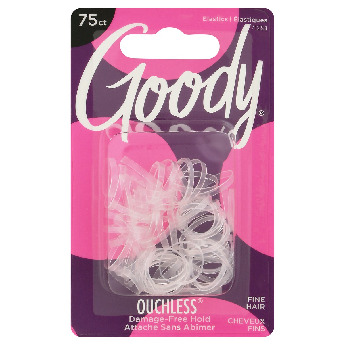 slide 1 of 9, Goody Ouchless Mini Crystal Elastics, 75 ct