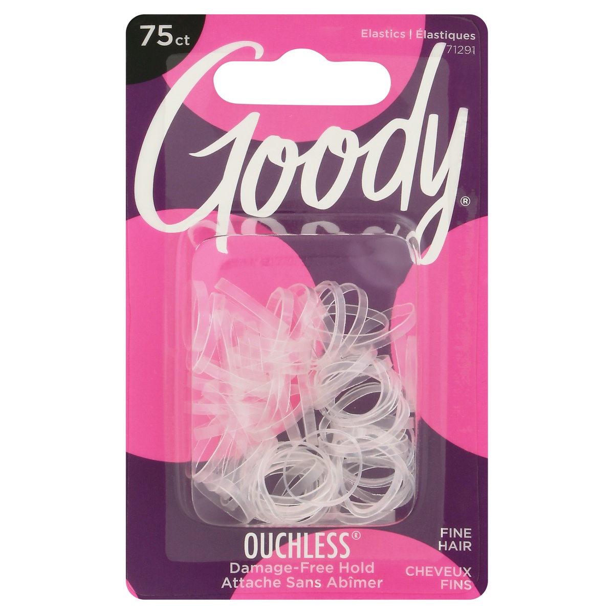 slide 9 of 9, Goody Ouchless Mini Crystal Elastics, 75 ct