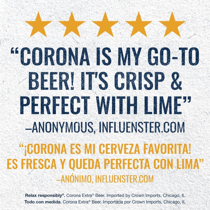 slide 5 of 5, Corona Extra Coronita Lager Mexican Beer, 7 fl oz Mini Bottle, 4.6% ABV, 7 fl oz