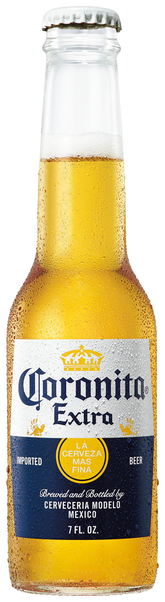 slide 1 of 5, Corona Extra Coronita Lager Mexican Beer, 7 fl oz Mini Bottle, 4.6% ABV, 7 fl oz