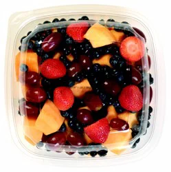 In-Store Cut Fruit Medley Large Cup (Pineapple/Mixed Melon//Mixed Berries/Red & Green Grapes/Kiwi)