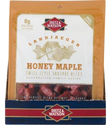 Dietz & Watson Sausage Bites, Landjaeger, Swiss Style, Honey Maple