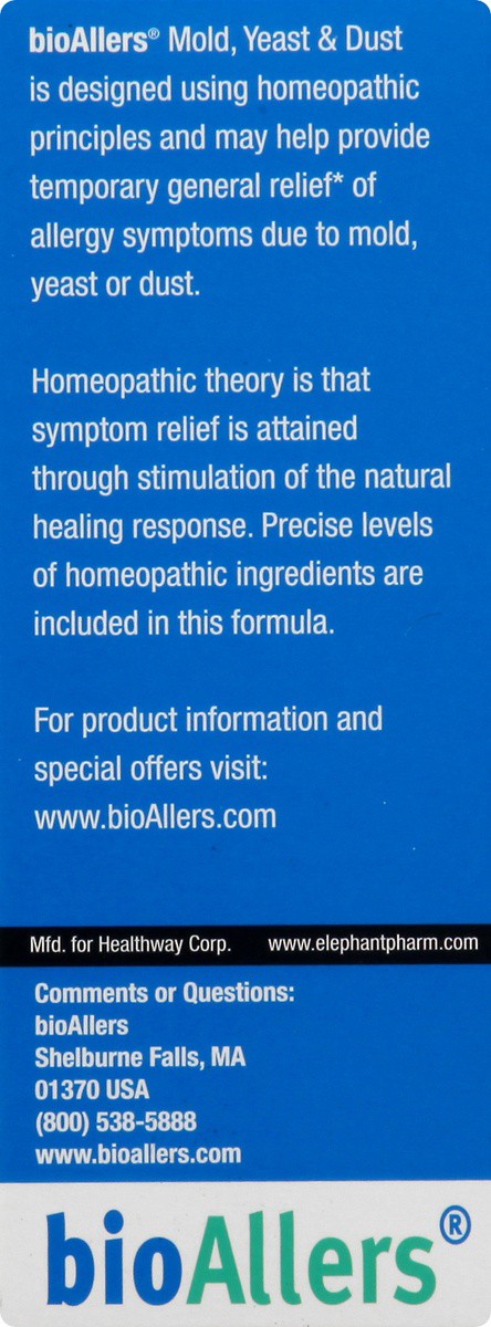 slide 7 of 9, bioAllers Mold Yeast Dust Allergies, 1 oz