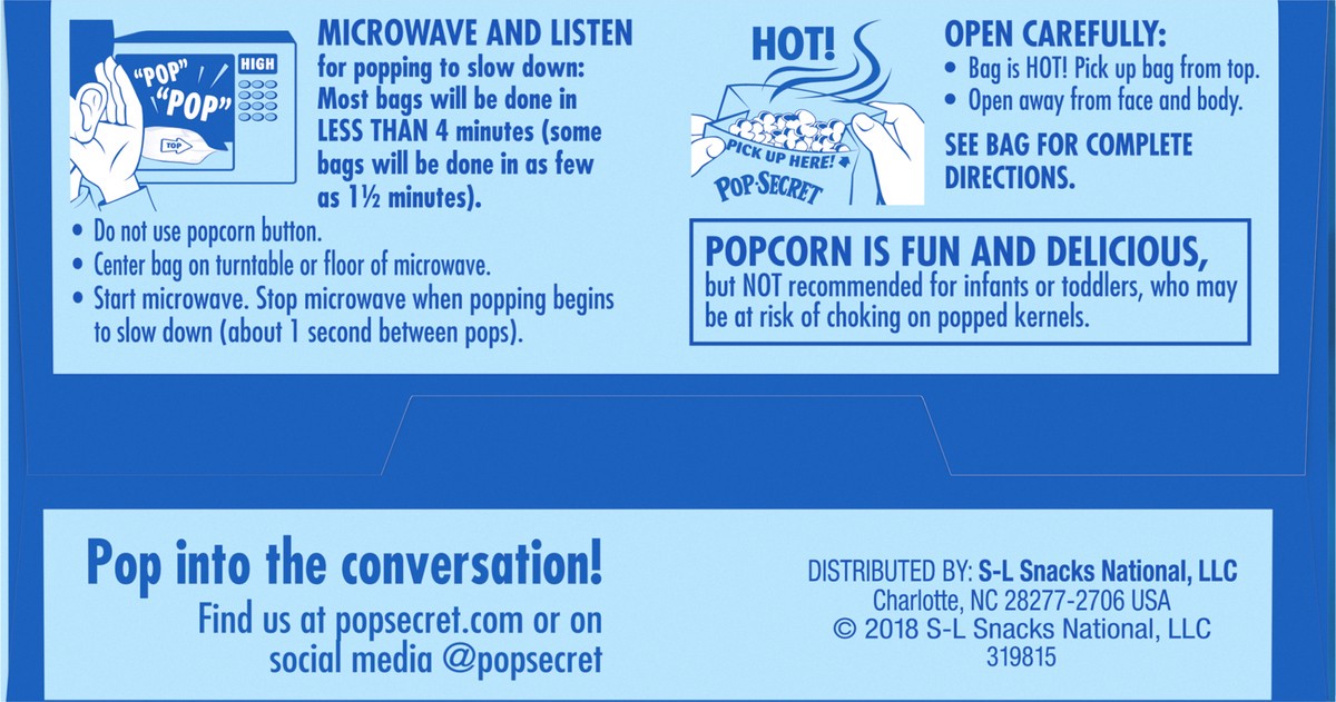 slide 11 of 12, Pop-Secret Jumbo Pop Premium Butter Popcorn 3 ea, 3 ct; 3.2 oz