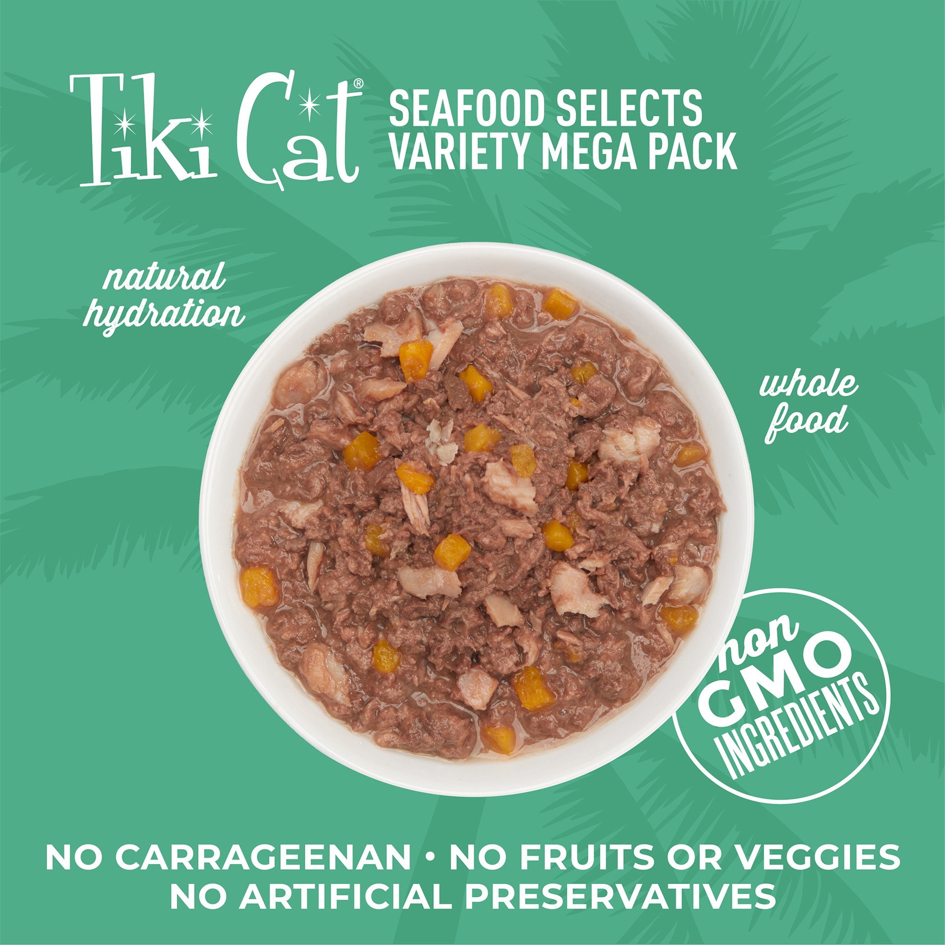 slide 3 of 6, Tiki Cat Seafood Selects Wet Cat Food Mega Variety Pack, 2.8 oz., Count of 36, 104.76 oz