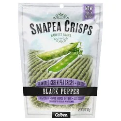 Harvest Snaps Black Pepper Green Pea Crisps